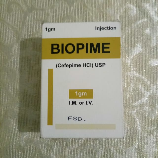 INJ BIOPIME    CEFEPINE 1 G