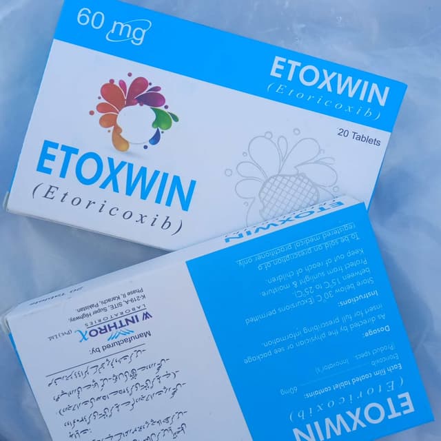 TAB ETOXWIN 60MG (Etoricoxib). ONE TABLET